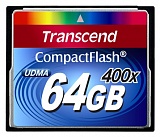 Карта памяти Transcend 64 Гб 400x Compact Flash