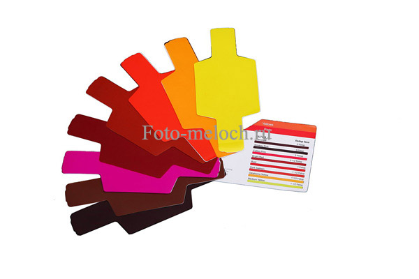 Комплект цветных фильтров гелей Selens SE-CG20 гели для вспышек. Фото N7
