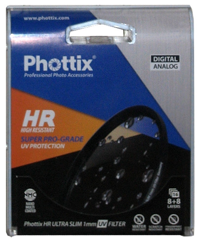 Фильтр ультрафиолетовый с нанопокрытием Phottix Super Pro-Grade HR Ultra Slim 1 mm UV 62 мм. Фото N3