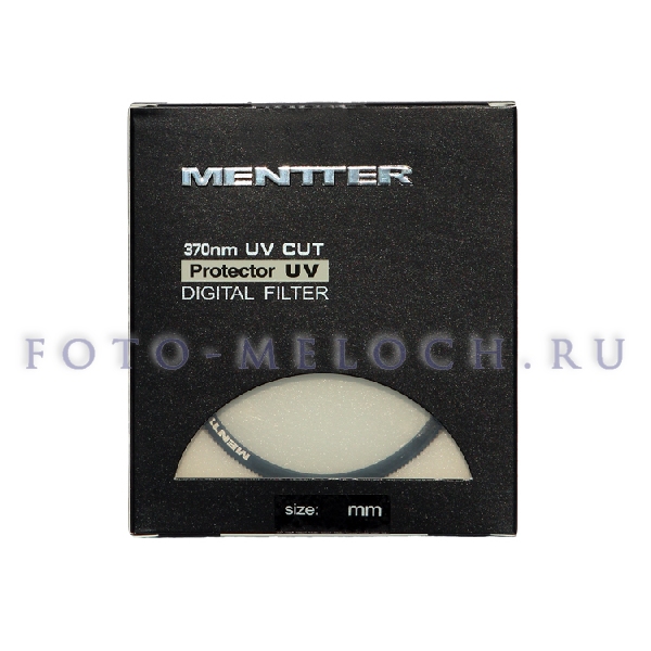 Защитный ультрафиолетовый светофильтр фильтр Mentter 370NM UV Cut Protector 67 мм. Фото N3