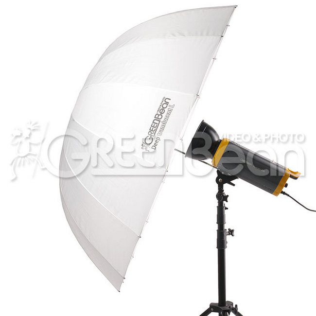 Зонт-просветный GB Deep translucent L (130 cm). Фото N2