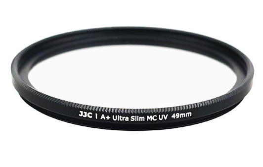 Ультратонкий защитный ультрафиолетовый светофильтр с многослойным просветлением JJC A+ Ultra Slim Multi-Coated UV Filter 49 мм
