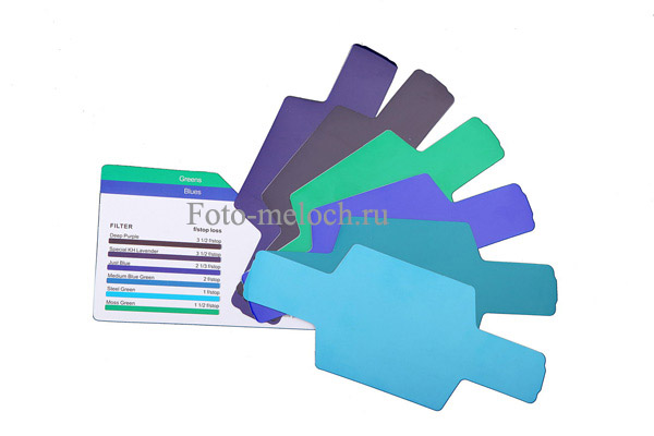 Комплект цветных фильтров гелей Selens SE-CG20 гели для вспышек. Фото N6