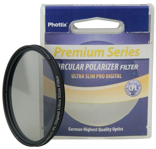 Фильтр поляризационный Phottix Premium Series C-PL Slim PRO Digital 77 мм. Фото N3