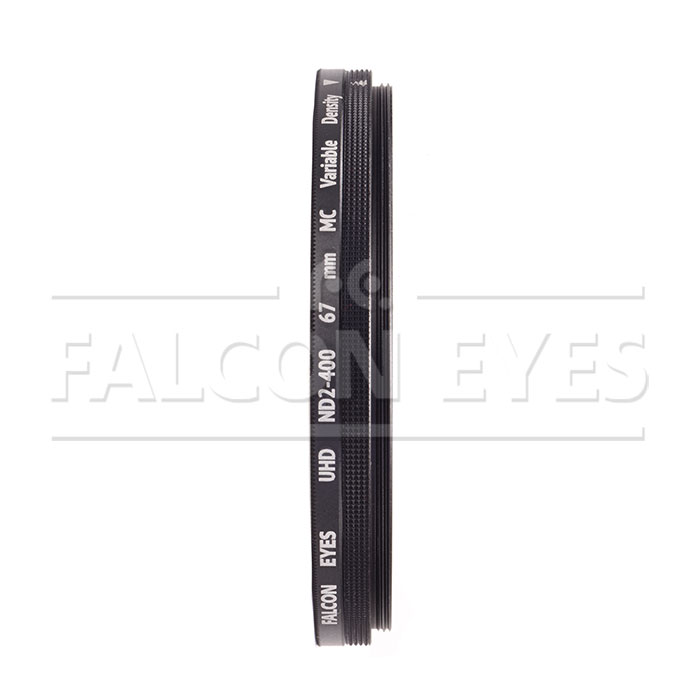 Светофильтр Falcon Eyes UHD ND2-400 67 mm MC нейтрально серый с переменной плотностью. Фото N2