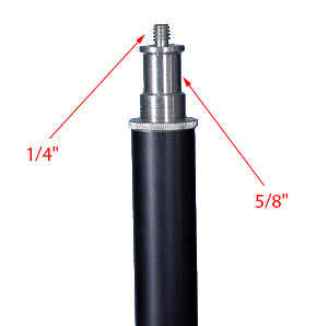 Телескопическая ручка - держатель для софтбоксов Easy Box и светового оборудования 20-40 см. Фото N3