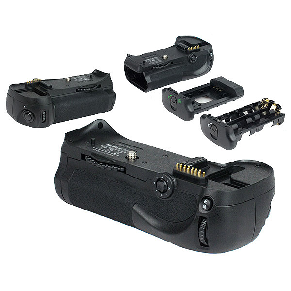 Батарейный блок питающая рукоятка Meike MK-D300s с BL-3 для Nikon D300(s), D700. Фото N8