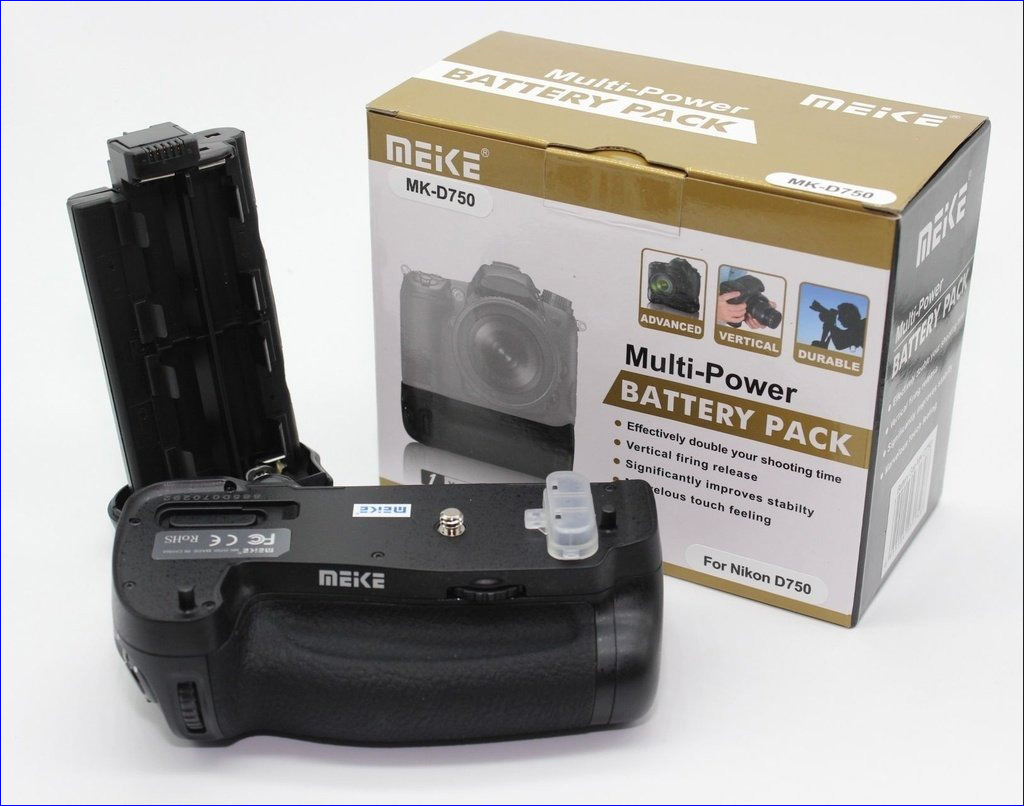 Батарейный блок Meike MK-D750 для Nikon D750 . Фото N5