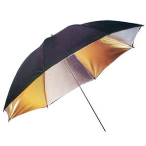 Зонт комбинированный Серебро-Золото Fujimi FJU563-33