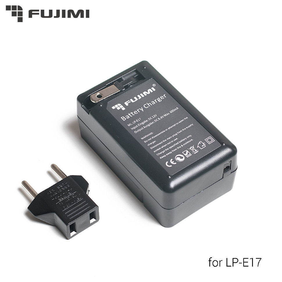 Fujimi LP-E17 + ЗУ Аккумулятор для фото и видео камер в комплекте с ЗУ (аналог Canon LP-E17)