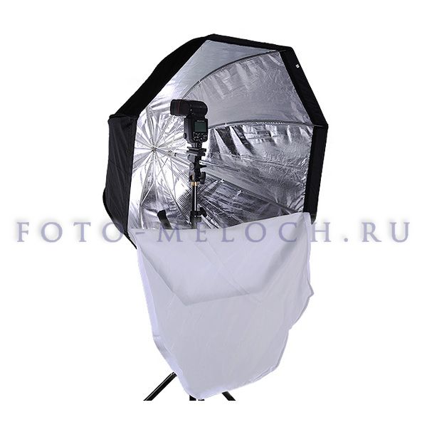 Складной октобокс зонт 80 см с сотовой решеткой. Фото N2