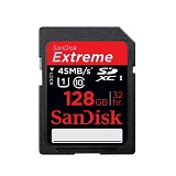 Карта памяти SanDisk Extreme 128 Гб Secure Digital 128 Гб Extreme 45 Мб/с