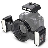 Макровспышка Meike MK-MT24 II Macro Twin Flash TTL для Canon (Macro Twin Lite MT-26EX-RT)