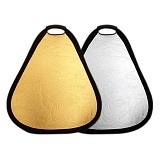 Светоотражатель NiceFoto TriGrip 2 в 1 золото – серебро 60 см