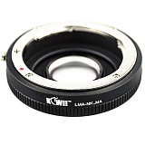 Переходное кольцо Kiwifotos LMA-NK_MA объектив Nikon на камеры Sony Alpha и Minolta с байонетом типа A (с линзой)